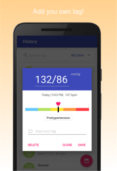 Скачать Blood Pressure Diary Здоровье и фитнес для Андроид скриншот 4