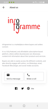 Скачать Infogramme Бизнес для Андроид скриншот 5