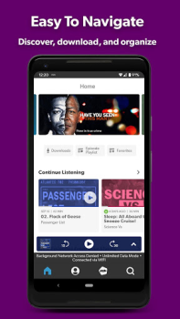 Скачать Stitcher - Podcast Player Музыка и аудио для Андроид скриншот 2