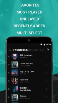 Скачать BlackPlayer Music Player Музыка и аудио для Андроид скриншот 2