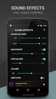 Скачать BlackPlayer Music Player Музыка и аудио для Андроид скриншот 3