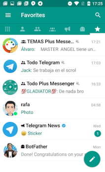 Скачать Plus Messenger Связь для Андроид скриншот 3