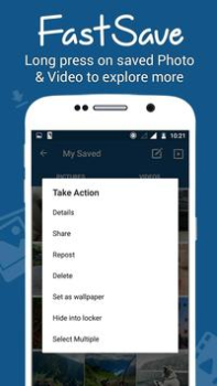 Скачать Video Downloader for Instagram Социальные для Андроид скриншот 6