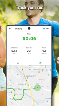Скачать Step Counter & Pedometer & Map Здоровье и фитнес для Андроид скриншот 2