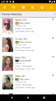 Скачать KissesOfAfrica Flirt Знакомства для Андроид скриншот 7