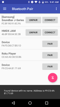 Bluetooth Pair