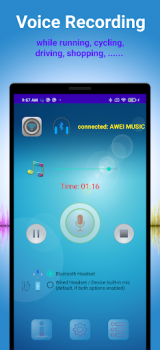 Скачать Earbuds Voice Recorder Музыка и аудио для Андроид