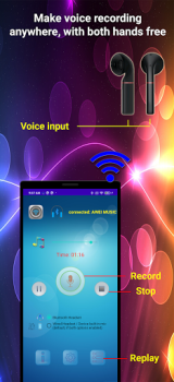 Скачать Earbuds Voice Recorder Музыка и аудио для Андроид скриншот 4