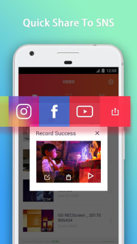 Скачать GO Recorder Видеоплееры и редакторы для Андроид скриншот 4