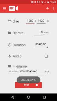 Скачать Rec. (Screen Recorder) Видеоплееры и редакторы для Андроид скриншот 4