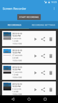 Скачать Riv Screen Recorder Видеоплееры и редакторы для Андроид скриншот 2