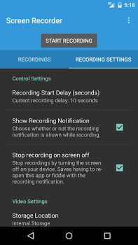 Скачать Riv Screen Recorder Видеоплееры и редакторы для Андроид скриншот 3