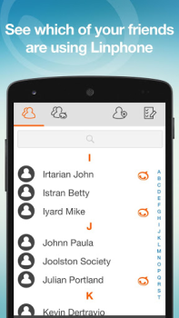 Скачать Linphone Связь для Андроид скриншот 4