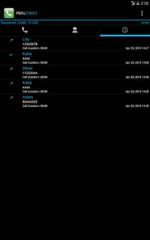 Скачать MizuDroid SIP VOIP Softphone Связь для Андроид скриншот 4