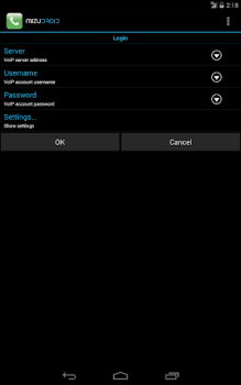 Скачать MizuDroid SIP VOIP Softphone Связь для Андроид скриншот 5