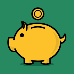 Логотип Финансы - учет расходов и доходов, бюджет, деньги