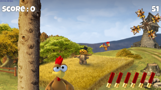 Скачать Moorhuhn - Crazy Chicken Remak Аркады для Андроид скриншот 3