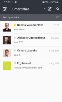 Скачать SmartChat Связь для Андроид скриншот 2