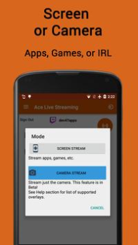 Скачать Ace Live Streaming Инструменты для Андроид скриншот 3