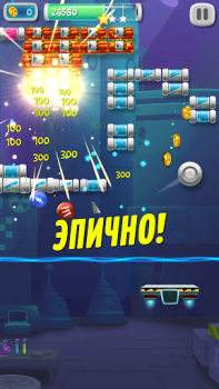 Скачать Brick Breaker Lab Аркады для Андроид скриншот 2