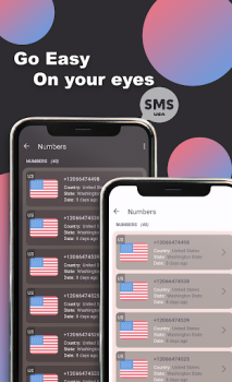 Скачать USA Number Receive SMS online Связь для Андроид скриншот 3