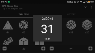 Скачать RPG Simple Dice Инструменты для Андроид скриншот 6