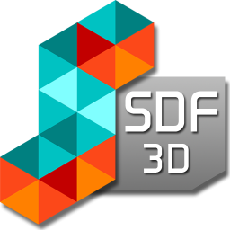 Логотип SDF 3D (Subdivformer Studio)