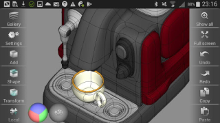 Скачать SDF 3D (Subdivformer Studio) Работа для Андроид скриншот 3