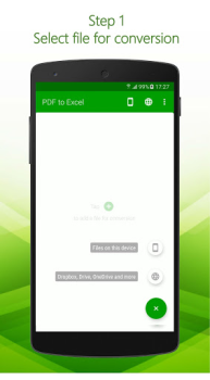 Скачать PDF to Excel - PDF File Conver Работа для Андроид скриншот 2