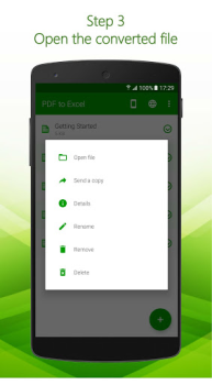 Скачать PDF to Excel - PDF File Conver Работа для Андроид скриншот 4