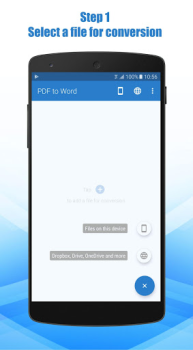 Скачать PDF to Word Converter Работа для Андроид скриншот 2