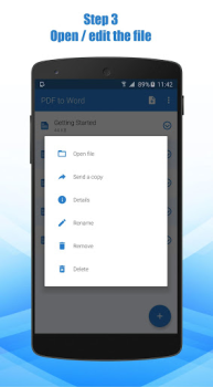 Скачать PDF to Word Converter Работа для Андроид скриншот 4