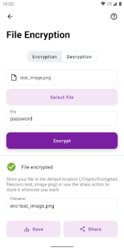 Скачать Crypto - Encryption Tools Инструменты для Андроид скриншот 3