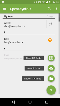 Скачать OpenKeychain: Easy PGP Связь для Андроид скриншот 3