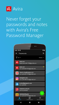 Скачать Avira Password Manager Работа для Андроид