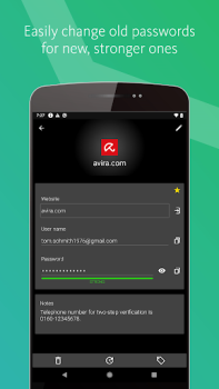 Скачать Avira Password Manager Работа для Андроид скриншот 4