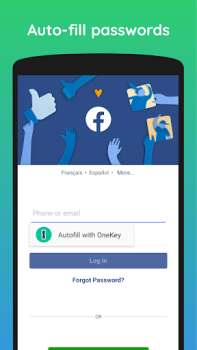 Скачать One Key: password manager Работа для Андроид скриншот 4
