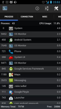 Скачать OS Monitor Инструменты для Андроид скриншот 2
