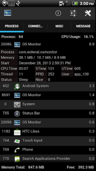 Скачать OS Monitor Инструменты для Андроид скриншот 3