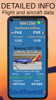 Скачать Air Traffic - flight tracker Карты и навигация для Андроид скриншот 5