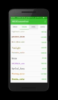 Скачать Custom Font Installer For MIUI Инструменты для Андроид скриншот 3