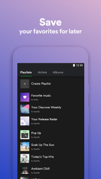 Скачать Spotify Lite Музыка и аудио для Андроид скриншот 4