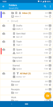 Скачать FairEmail, privacy aware email Связь для Андроид скриншот 7