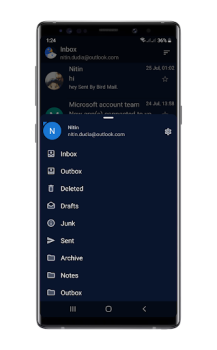 Скачать Bird Mail -Email App Связь для Андроид скриншот 2