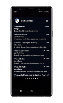 Скачать Bird Mail -Email App Связь для Андроид скриншот 4