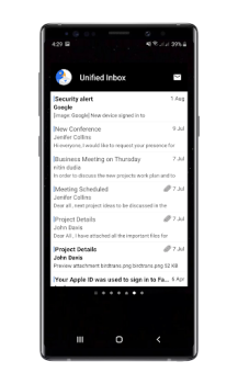 Скачать Bird Mail -Email App Связь для Андроид скриншот 5