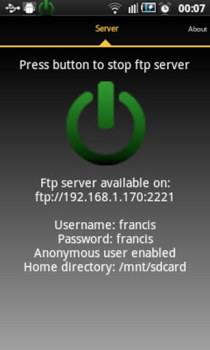 Скачать Ftp Сервер Инструменты для Андроид скриншот 2