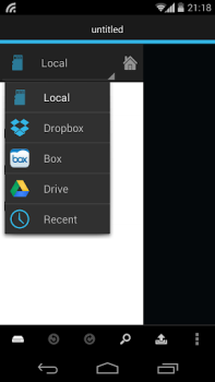 Скачать DroidEdit (free code editor) Работа для Андроид скриншот 2