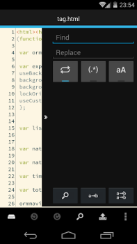 Скачать DroidEdit (free code editor) Работа для Андроид скриншот 7
