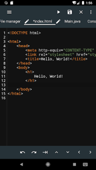 Скачать Html Editor Инструменты для Андроид скриншот 4
